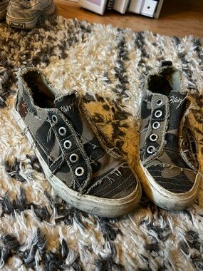 Blowfish Camouflage Slip-On Sneakers